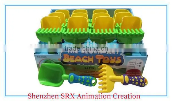 customized sand pit tools spade rake molds buckets kids beach play sets summer toys, plastic beach toys summer toys production