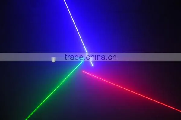 Beam three tunnel RGB full color laser stage lighting