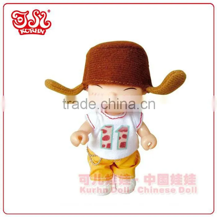 Plastic 3.5'' dressed up girl doll toy for children / child love dolls
