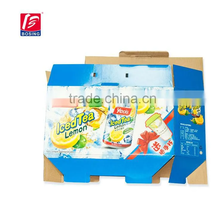 beverage juice box corrugated beverage paper carton packaging box