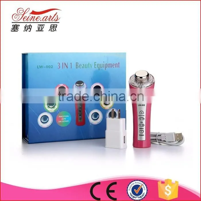 ultrasonic facial photon massager beauty equipment LW-002
