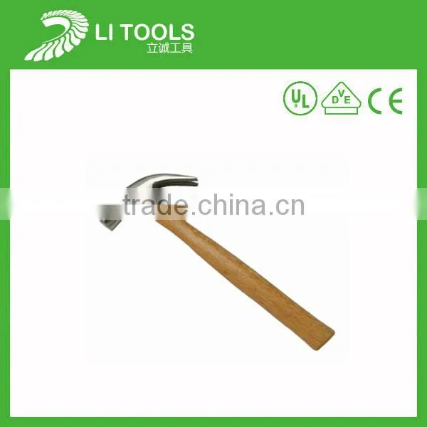 Claw Hammer with Magnetic Force, Wooden handle