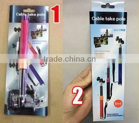 best selling products cheap price selfie monopod tripod mount adapter for gopro / selfie stick for iphone oem accept