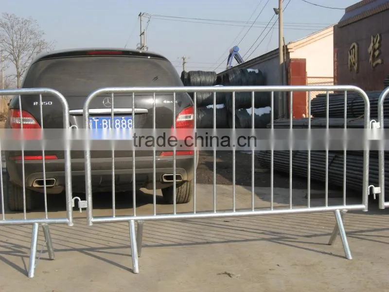 hot dipped galvanized crowd control barrier queue control barrier