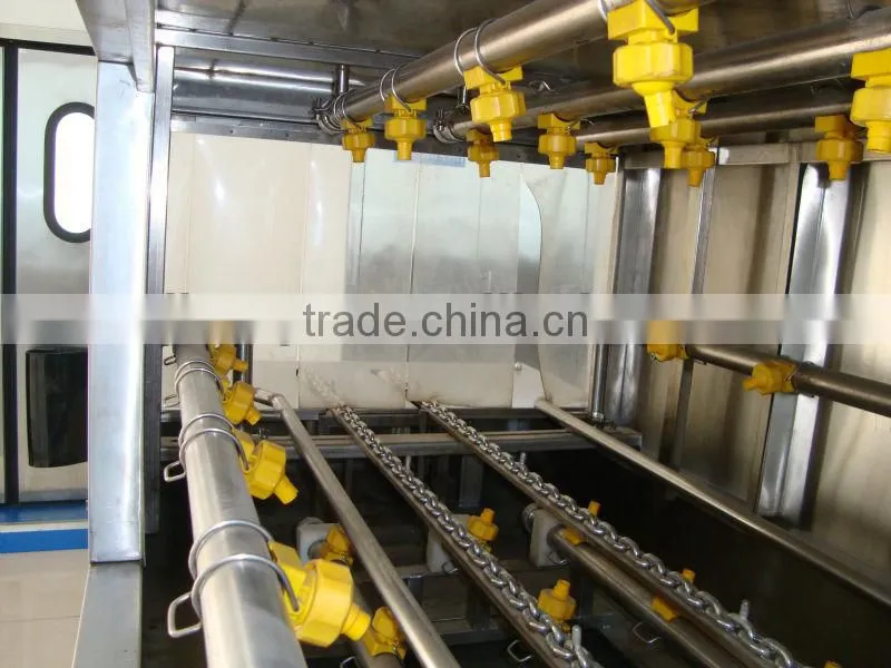 Automatic 600 pieces per hour crate washing machine