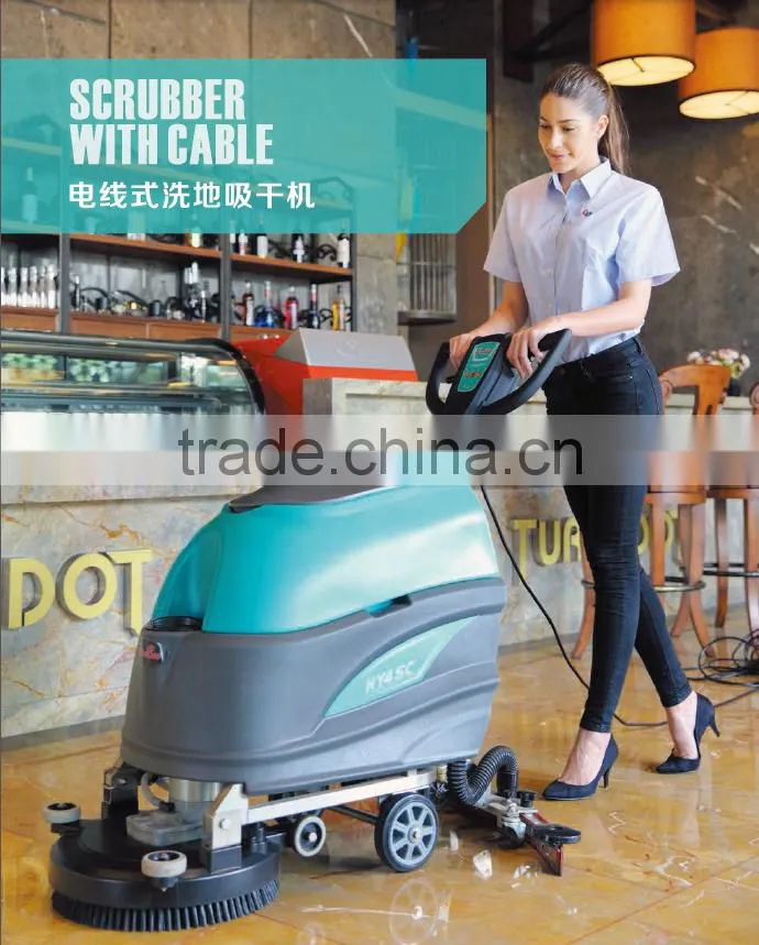 Scrubber with cable, strong struction motor/Wire type washing drying machine