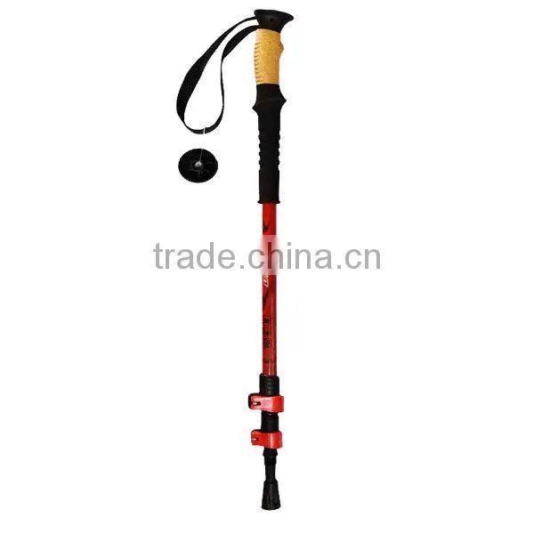 2015 Newest High Quality Retractable Trekking Pole With Quick Lock