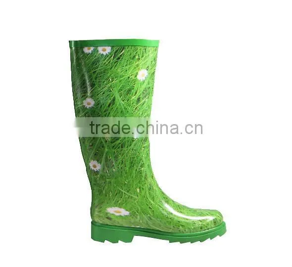 Women Mid Calf Waterproof Rainboots