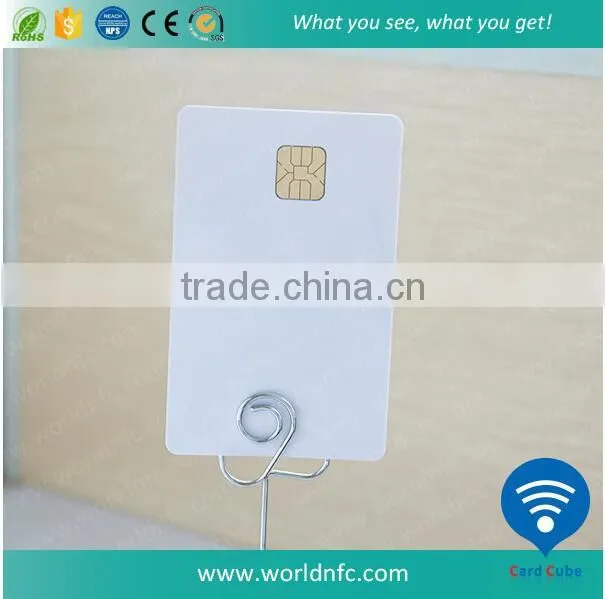 0.84MM Thickness CR80 SLE 5542 Chip Smart Rewritable Contact Card