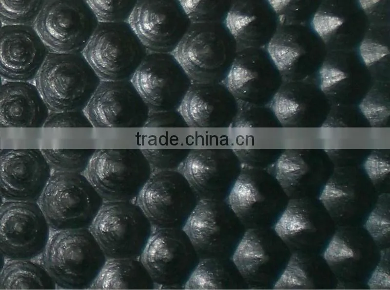 reinforced cloth insertion hammer horse rubber mat