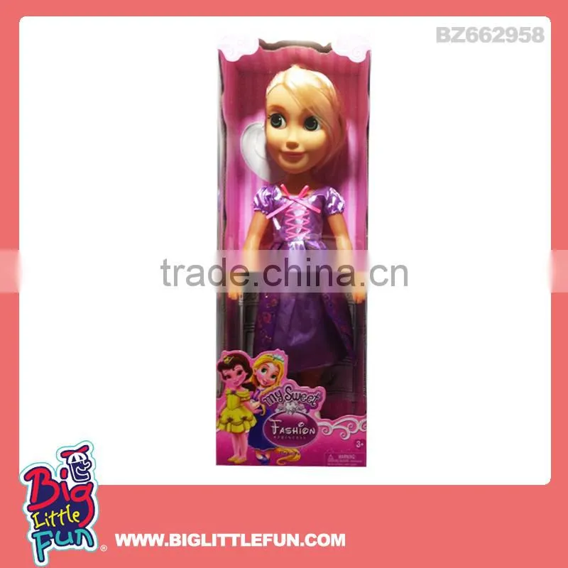 16 inch kids cartoon character princess doll toy