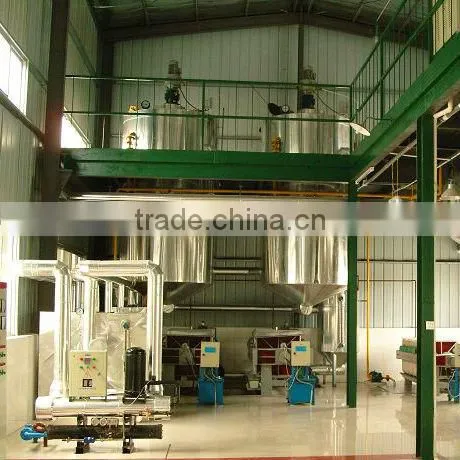 High quality automatic Refining maize germ oil line with factory price