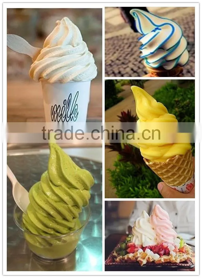 Rainbow soft serve ice cream machine,commercial soft serve ice cream machine(ZQR-6250)