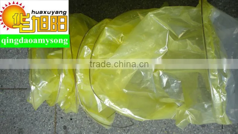 PE plastic Greenhouse film with iron wire for vegetable used in garden