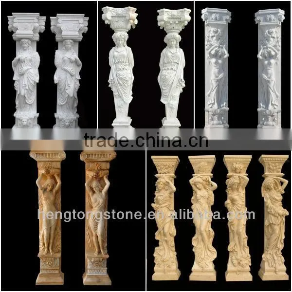Decorative Roman Stone Columns