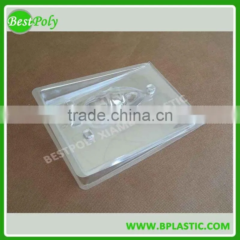 Disposable Thermoformed plastic blister packaging for cosmetic