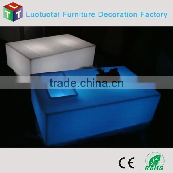 commercial led furniture/illuminated tea/coffee table