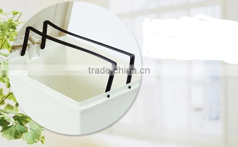 Wholesale Stock Small Order Rectangle coverd garbage can