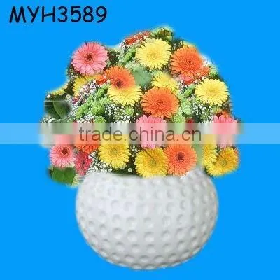 ceramic base for planting candy bouquet gift