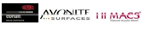 Illuminated acrylic solid surface disaply shelving