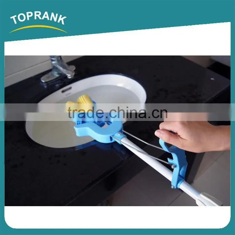 Toprank Eco Double Roller Home Easy Use Floor Cleaning Mop Magic Folding 360 Squeeze Yellow Sponge PVA Mop