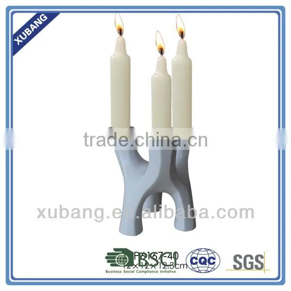 poly resin wholesale high quality Bird and twig candle holder