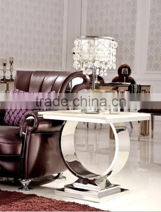 C8026 living room marble center table set for home using
