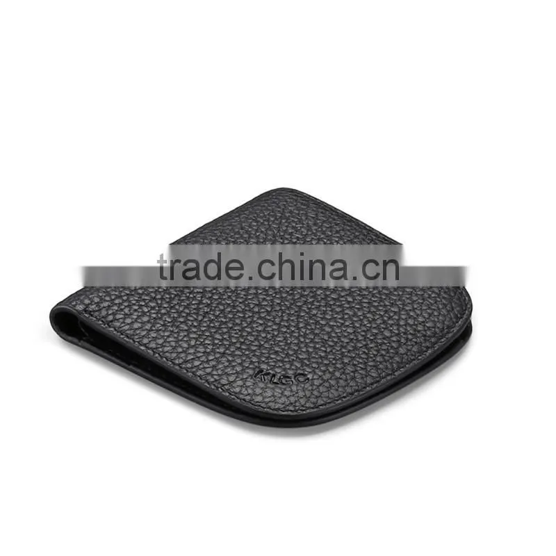 Wholesale wallet leather men minimalist card wallet with RFID blocking