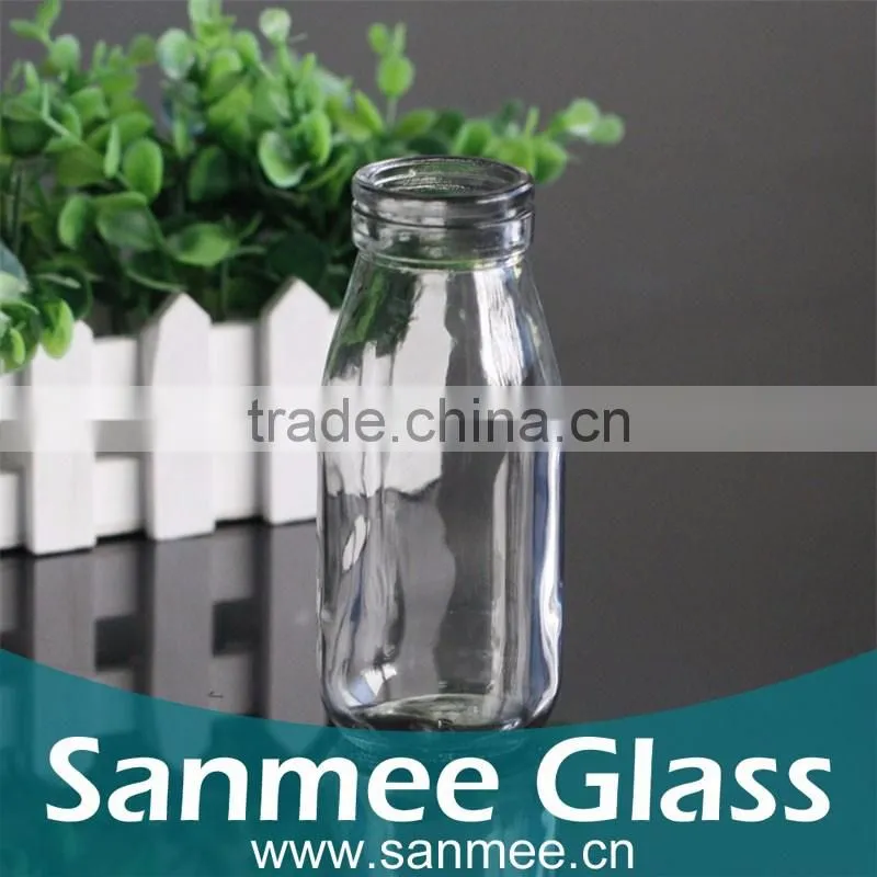Manufacture Quality Glass Bottle With Scale Quality Milk Glass Bottle