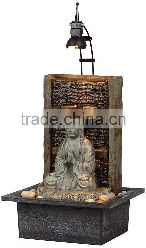 Namaste Buddha Indoor Table Fountain