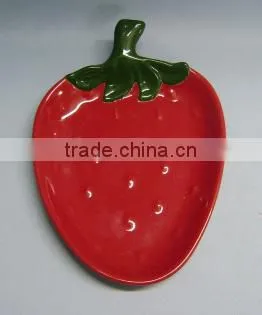 red colored cheap porpular tomato berry plate