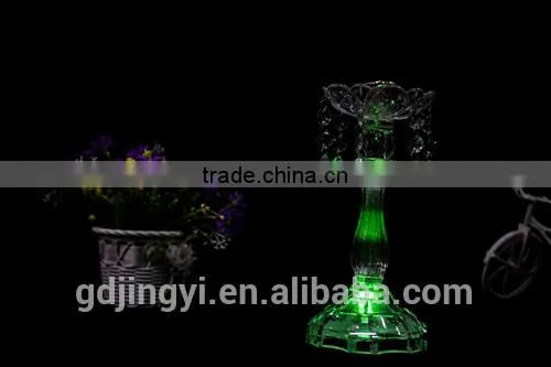 topper decorative LED base Lighted acrylic candle holders