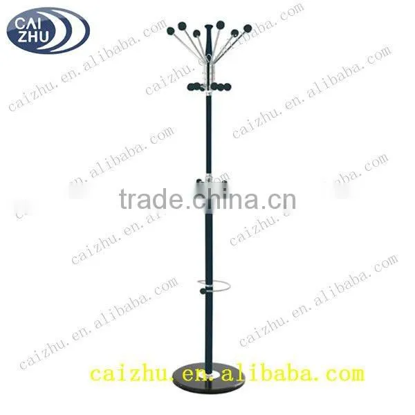 2016 Metal free standing corner coat rack hanger stand