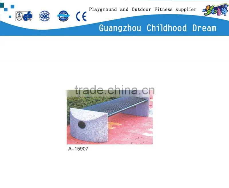 (A-15907) Commercial metal bench, bench seat, street furniture used