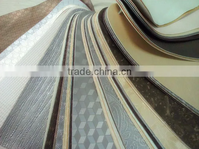 PU microfiber leather for bag car seat and sofa shoes and bag