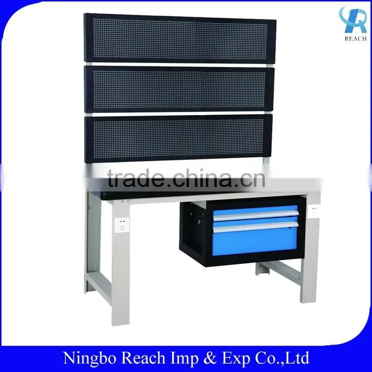 2016 Hot Sale Heavy Duty Metal Garage Workshop Steel Tool Workbench