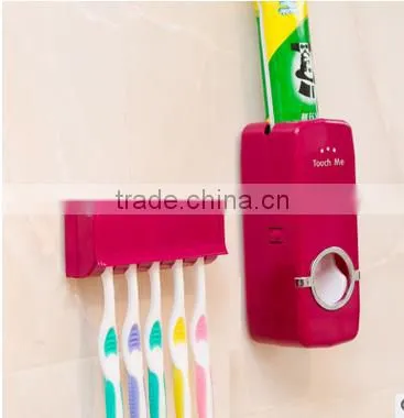 Promotion Automatic toothpaste dispenser/Toothpaste Dispenser & Toothbrush Holder