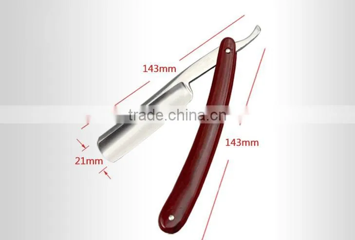 2017 Professional Shaving Razors Straight Razors Wooden Handle Razor