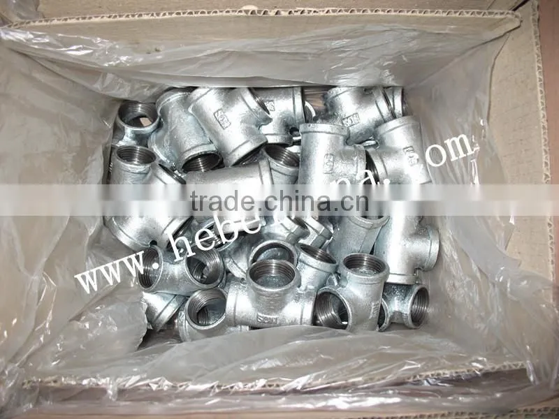 Malleable cast iron electric galvanized pipe fittings
