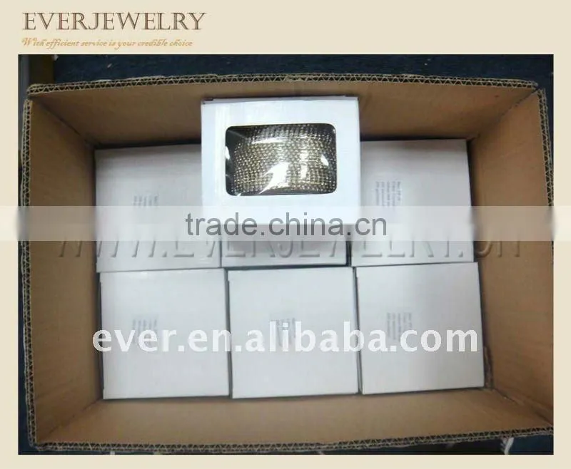 Rhinestone Brass Cup Chain