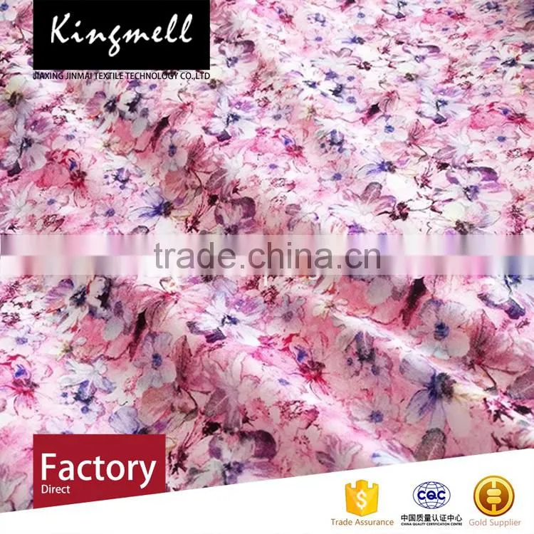 Custom 2017 wholesale digital printed rayon fabric cloth material fabric