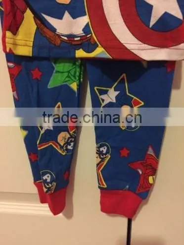 Boutique baby sleepwear printing 2017new arrival long sleeve cotton family christmas pajamas for children cheap summer pajamas