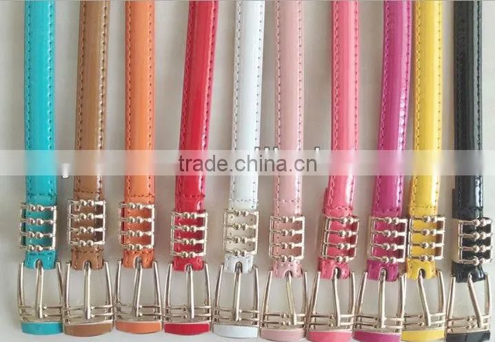 newest fashion best-selling shiny lady leather belts
