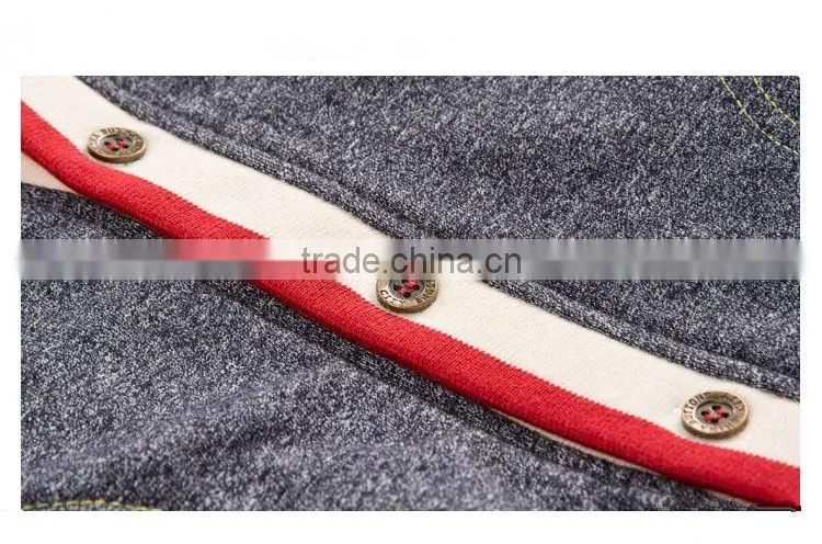 2016 children British style boy fall coat/ thin coat autumn cardigan fashion jacket with embroidered