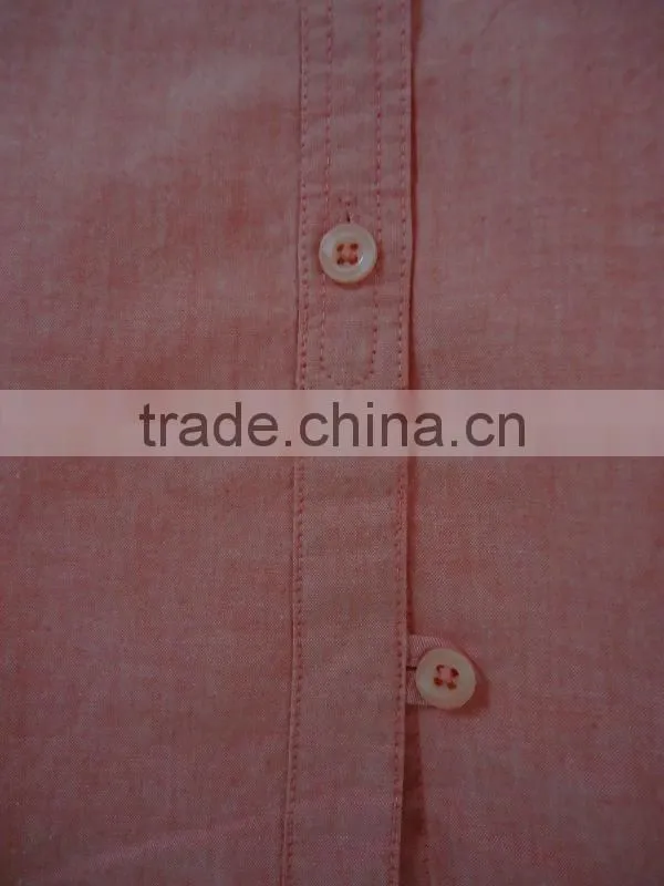 Womens solid color spring shirt long sleeve shirt with one chest pocket,plastic button shirt,loose shirt 02