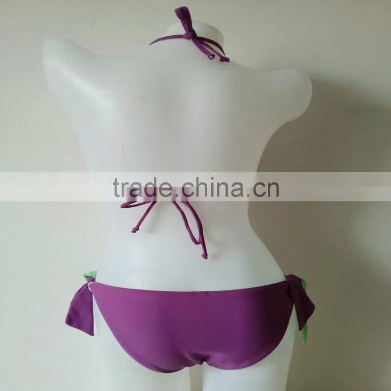 Top quality new arrival awesome hot black women bikini push up swimwear