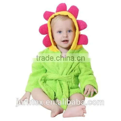 2017 Cotton Terry Cute Animal Cartoon Baby Hooded Bath Towel