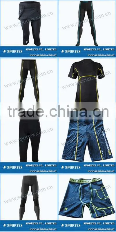 Comfortable body cut Sportex compression gear, compression top, compression clothing OEM#OM1301