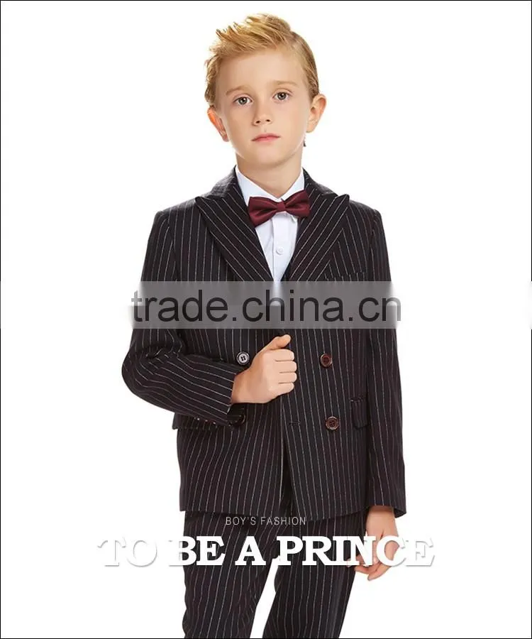 ELPA NXB 0062 Vertical Striped three pieces boys suits for show