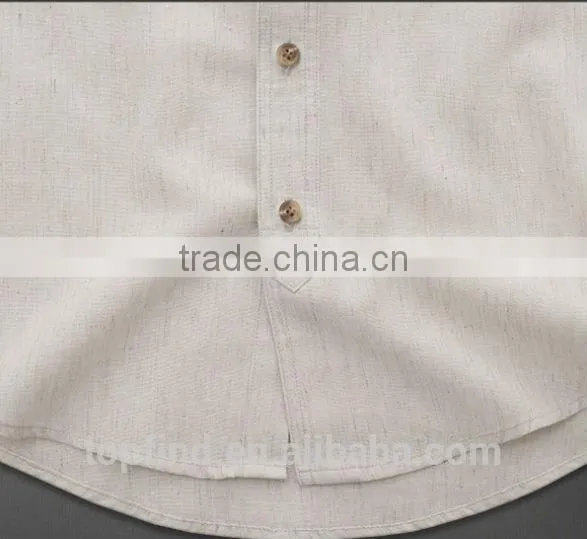 100% linen brand best-selling shirt fit short sleeve man shirt